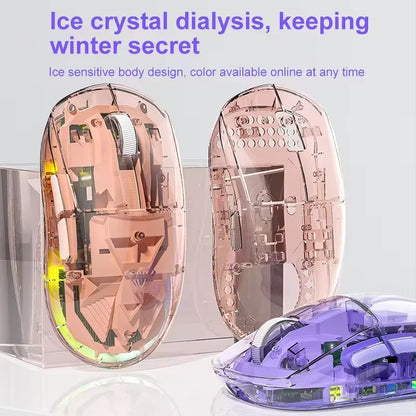 AULA SC660 langaton Bluetooth-hiiri, e-urheiluhiiri, kolmen tilan yhteys, kevyt hiiri, Type-C-lataus, pelaamiseen ja toimistoon, tytöille ja pojille