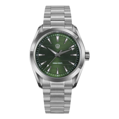 Watchdives WD0006 Watch VH31 Sweep Second Movement Domed Sapphire Crystal BGW9 Luminous 10Bar Waterproof 38mm Vintage Watches