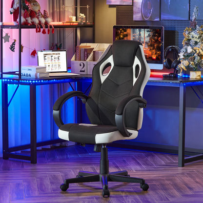 WOLTU Ergonomic Design Gaming Chair Gamer Armchair Office Computer Chair Tilt Mechanism Adjustable Height 360° Swivel High Back