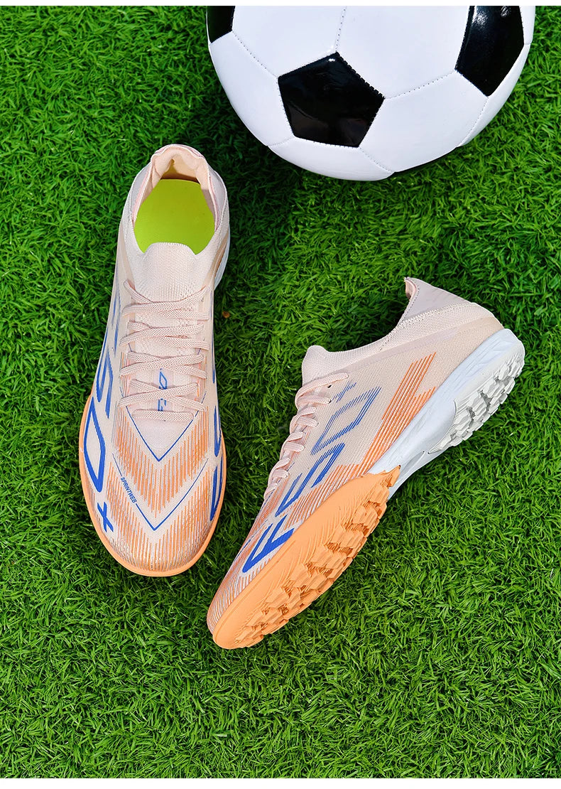 New Men Football Boots Match Cleats High-quality Futsal Indoor Sneakers Non-Slip Grass Soccer Shoes Hot-selling High-top Outdoor