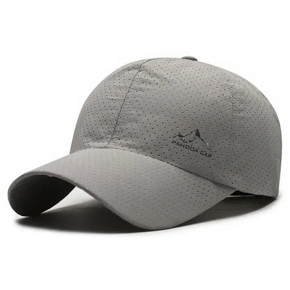 Summer Breathable Mesh Quick Drying Men Women's Baseball Cap Outdoor Sports Travel Fishing Climbing Cycling Runnning Hat