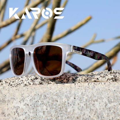KAROS Polarized Sunglasses Unisex Car Driver Anti-Glare Goggles Outdoor for travel fishing beach UV400 eyeglasses