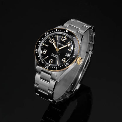 SEESTERN Diver Men's Watch Automatic Mechanical Wristwatches NH35 Movement Ceramic Bezel 20Bar Waterproof Sapphire Luminous S434-2