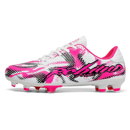 Nouvelles chaussures de football pour hommes, crampons FG, pointes longues TF, crampons pour terrain synthétique, chaussures de football Yonug, antidérapantes, unisexes, pour entraînement et match sur gazon extérieur