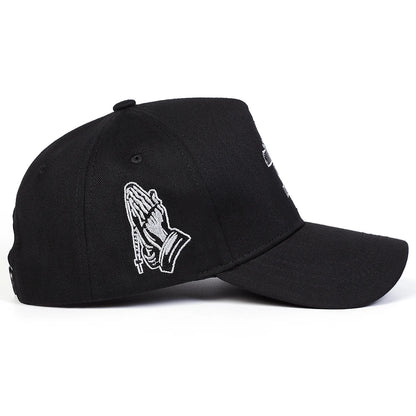 Unisex DIOS POR DELANTE Cross Embroidery Baseball Caps Spring Autumn Outdoor Adjustable Casual Hats Sunscreen Hat Sports Cap