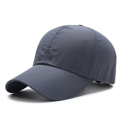Mesh Quick Dry Cap Men Running Sports Baseball Cap Women Golf Tennis Cap Outdoor Jogging Breathable Sun Hat