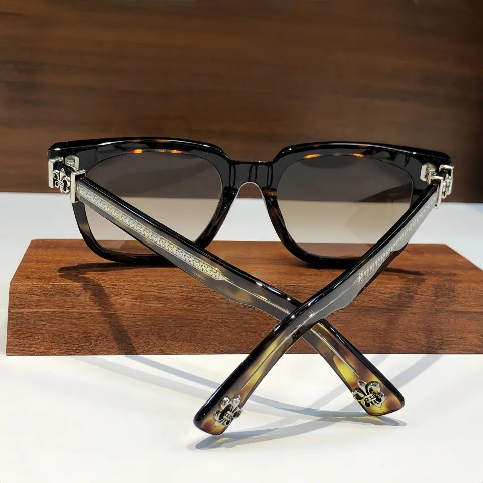 2025 Men's High end Retro Acetate Glasses Women's Fashion Designer Luxury Sunglasses Outdoor Travel Mountaineering Bicycle UV400