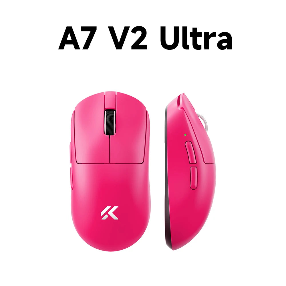 MCHOSE A7 V2 Ελαφρύ ασύρματο gaming ποντίκι με διπλό polling rate 8,000Hz, PAW3950 TI, για gaming, esports και γραφείο