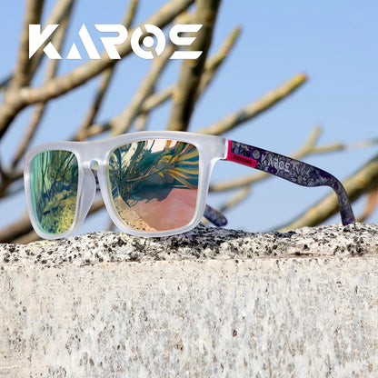 KAROS Polarized Sunglasses Unisex Car Driver Anti-Glare Goggles Outdoor for travel fishing beach UV400 eyeglasses