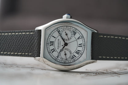 FARASUTE 36mm Luxury Retro Men Quartz Watch VH64 Movement Stainless Steel Sports Fashion Sapphire Glass Waterproof Watch Relogio