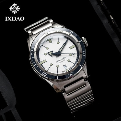 IX&DAO IPOSE 2025 new 5303 men's automatic mechanical watch PT5000 sapphire stainless steel diving 20Bar luminous C3 watches for