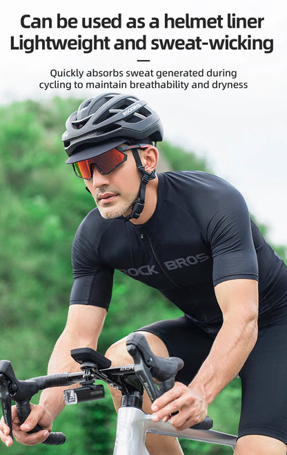 ROCKBROS Summer Cycling Cap With Brim Sun Protection Breathable Quick Dry Cycling Hat Cap Outdoor Sport Fishing Cycling Headwear
