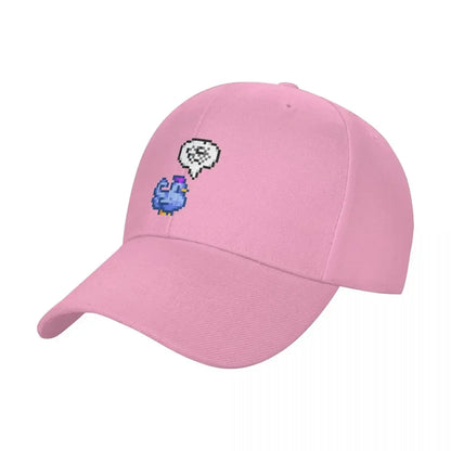 2026 Grumpy Blue Chicken Stardew Valley Baseball Cap Funny hats fishing caps man Luxury man cap Hats For Women Men's