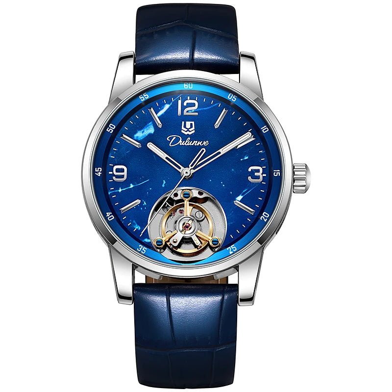 Relógio Tourbillon Masculino, Desportivo, Automático, Mecânico, Estanque – Relógio de pulso de luxo de marca de gama alta