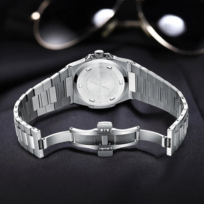 2026 New Specht & Söhne Luxury 40MM Quartz Watch For Men Super Slim Steel Sapphire Crystal 50M Waterproof 5711 Classic Watch