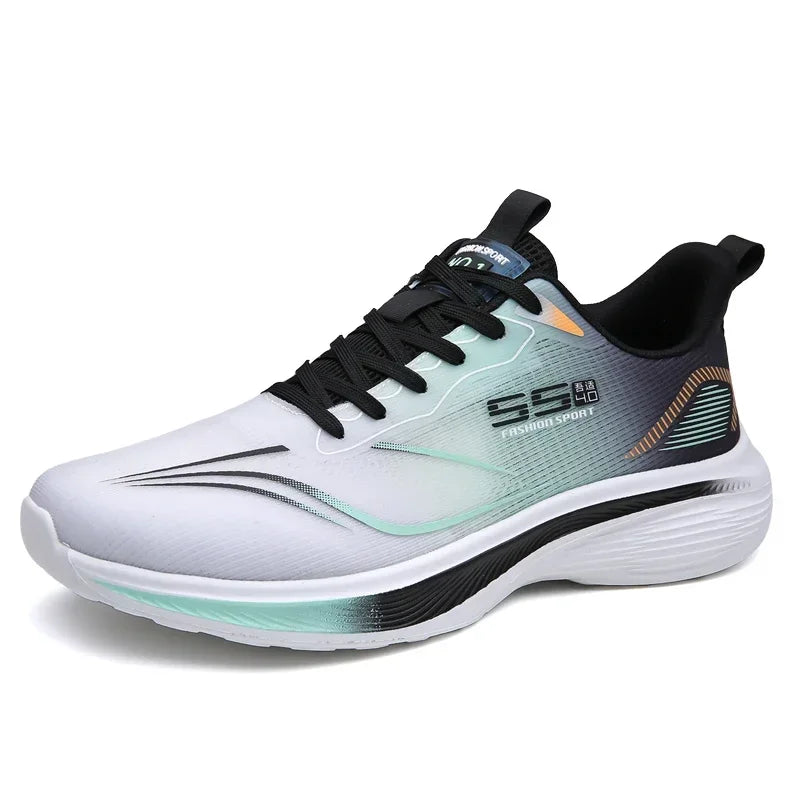 Carbonplaat marathonschoenen voor heren, casual sneakers met luchtkussen, luxe, comfortabel en lichtgewicht, sportieve hardloopschoenen voor heren