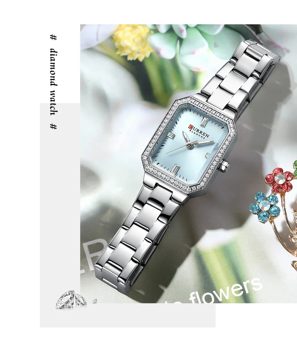 CURREN Elegant Quartz Ladies Wristwatch Top Brand Original Watch For Women Luxury Waterproof Luminous Watches