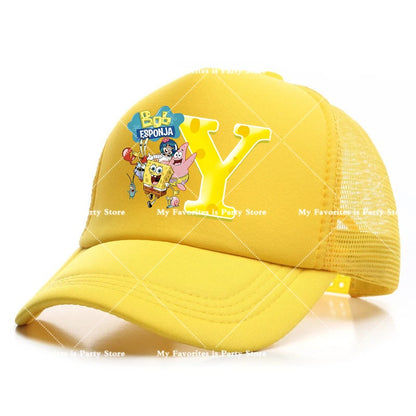SpongeBob SquarePants Baseball Hats Fun Cartoon Anime Figures Sun Hat Parent Child Kawaii Peaked Cap Trendy Cute Outdoor Caps