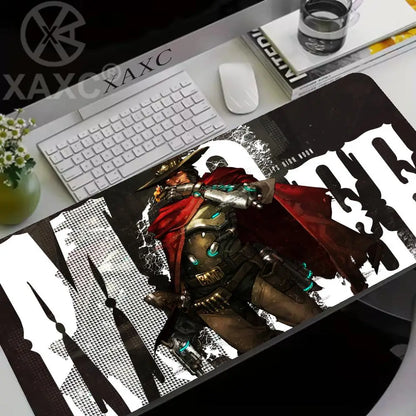 Μεγάλο mouse pad Overwatch Kawaii XXL για PC, επιφάνεια γραφείου υπολογιστή, gamer χαλάκι γραφείου, πληκτρολόγιο, τραπέζι, GamingAccessories MousepadXAXC