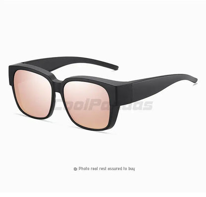 Fit Over myopia glasses cover Sunglasse Polarized Men Women UV400 Goggles Outdoor Travel Driving Anti-Glare Cover Sun Glasses