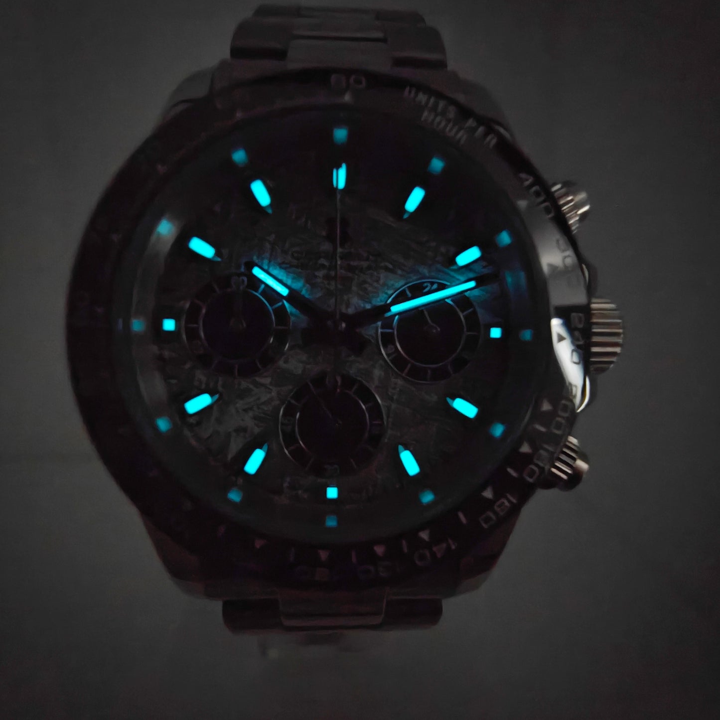 Custom Logo Panda Dial Daytona Homage Watch 40mm Stainless Steel Sapphire Ceramic Bezel Quartz Movement  Luxury Men RELOJ