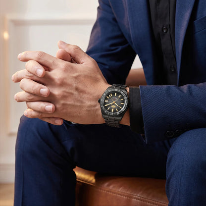 HEROFORCE Men's Well-known Brand Watch; Men's Fashion Waterproof Luminous Stainless Steel Band Casual Calendar Quartz Men Watch