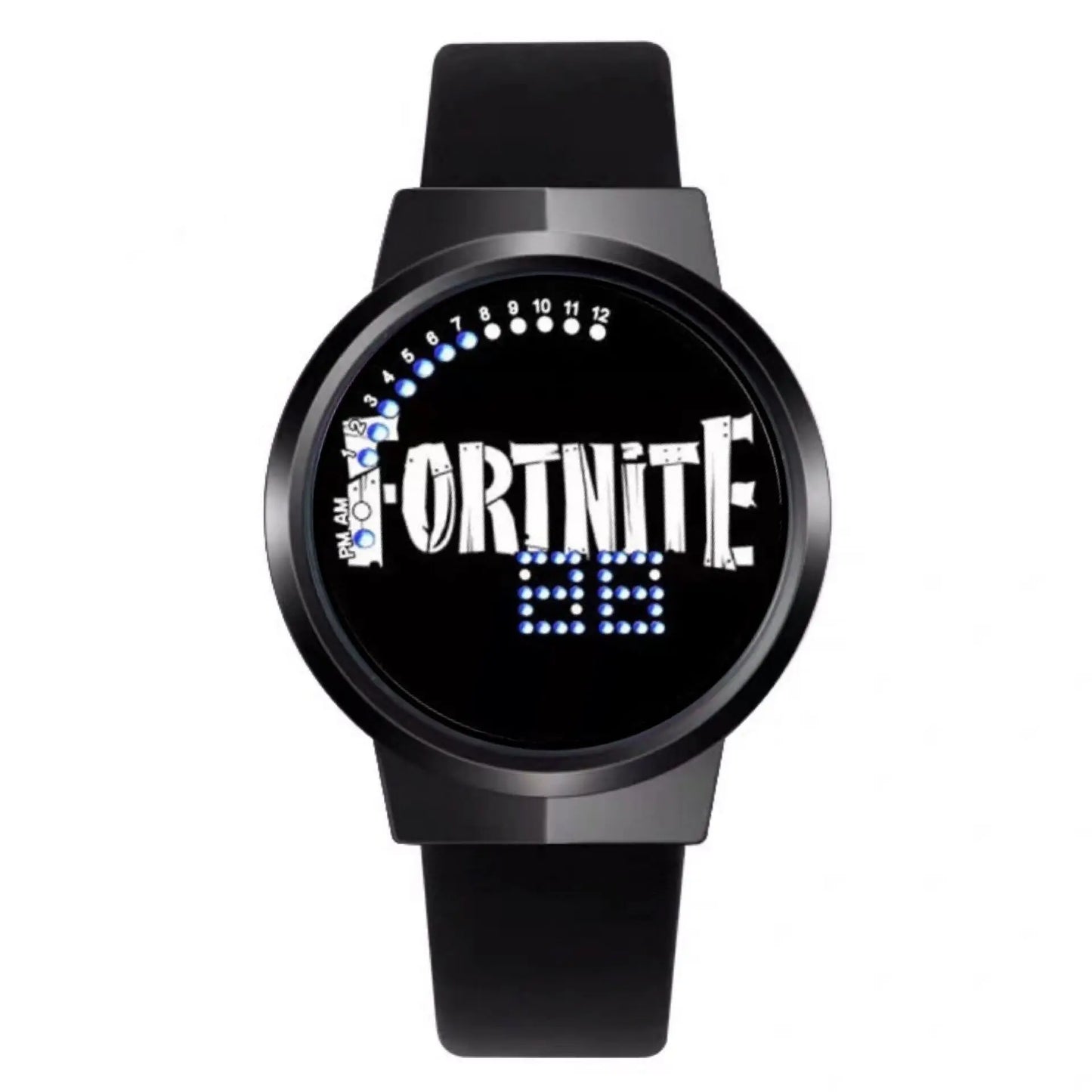 Fortnite часовник със сладък моден Cartoon дизайн, персонализиран Kawaii LED сензорен нощен часовник, ученически електронен часовник, подарък за приятели
