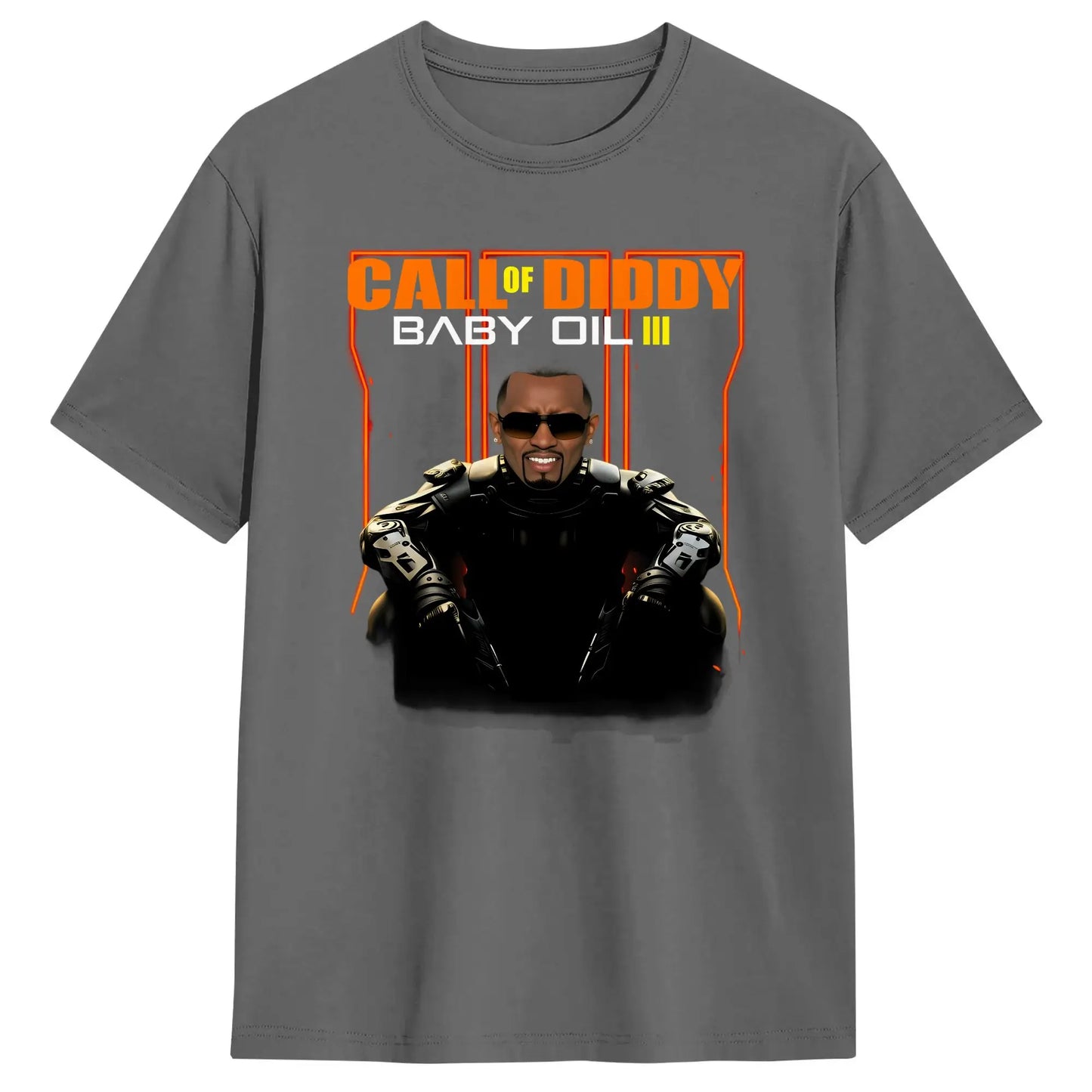 Men Funny Call of Diddy Meme T Shirt  Cotton Clothing Fashion Short Sleeve Crew Neck Tee Shirt Classic T-Shirt