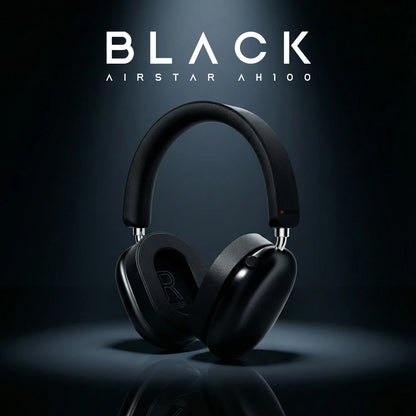 Casque supra-auriculaire Monster Airstar AH100 ANC Bluetooth 6.0 avec annulation active du bruit -45 dB, basses puissantes, sans fil/avec fil