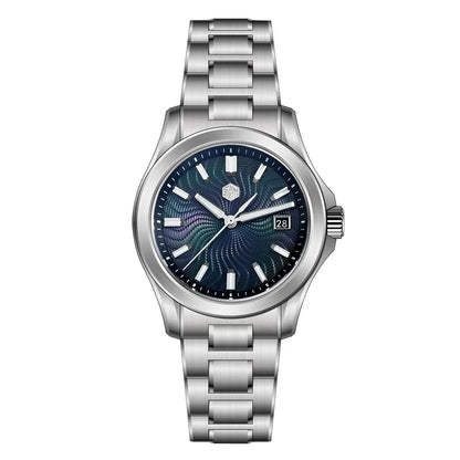 San Martin Official 39mm Guilloche MOP Dial Gada Watch Miyota 9015 Luxury Men's Automatic Mechanical Watches 10 ATM reloj SN0150