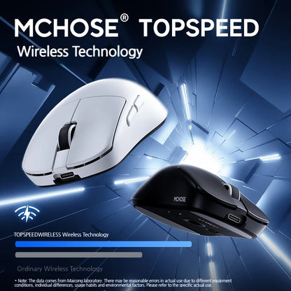 MCHOSE L7 Ultra+ średnio-duża mysz gamingowa do e-sportu z sensorem Paw3950, bezprzewodowa, trzy tryby, lekka mysz biurowa Dual-Drive do komputera