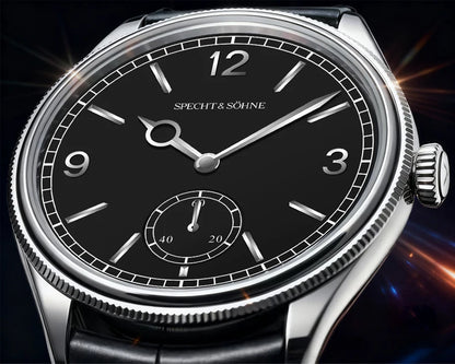 New Specht & Söhne 1908 Classic Men's Watches Mechanical Watch Genuine Leather Stainless Steel Business Wristwatch Waterproof