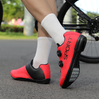 Ténis de ciclismo, sapatos de MTB respiráveis, sapatos de ciclismo de montanha para homem e mulher, sapatos para trilhos, sapatos desportivos para ciclismo de estrada, sapatos de ciclismo com pedais SPD