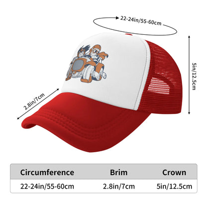 Produit gaming premium Fraquane Goku Muten Roshi Dragon Ball Z Baseball Caps Sport Sun Hat Anime DBZ Hats Breathable Polyester Trucker Cap Summer Trucker Caps