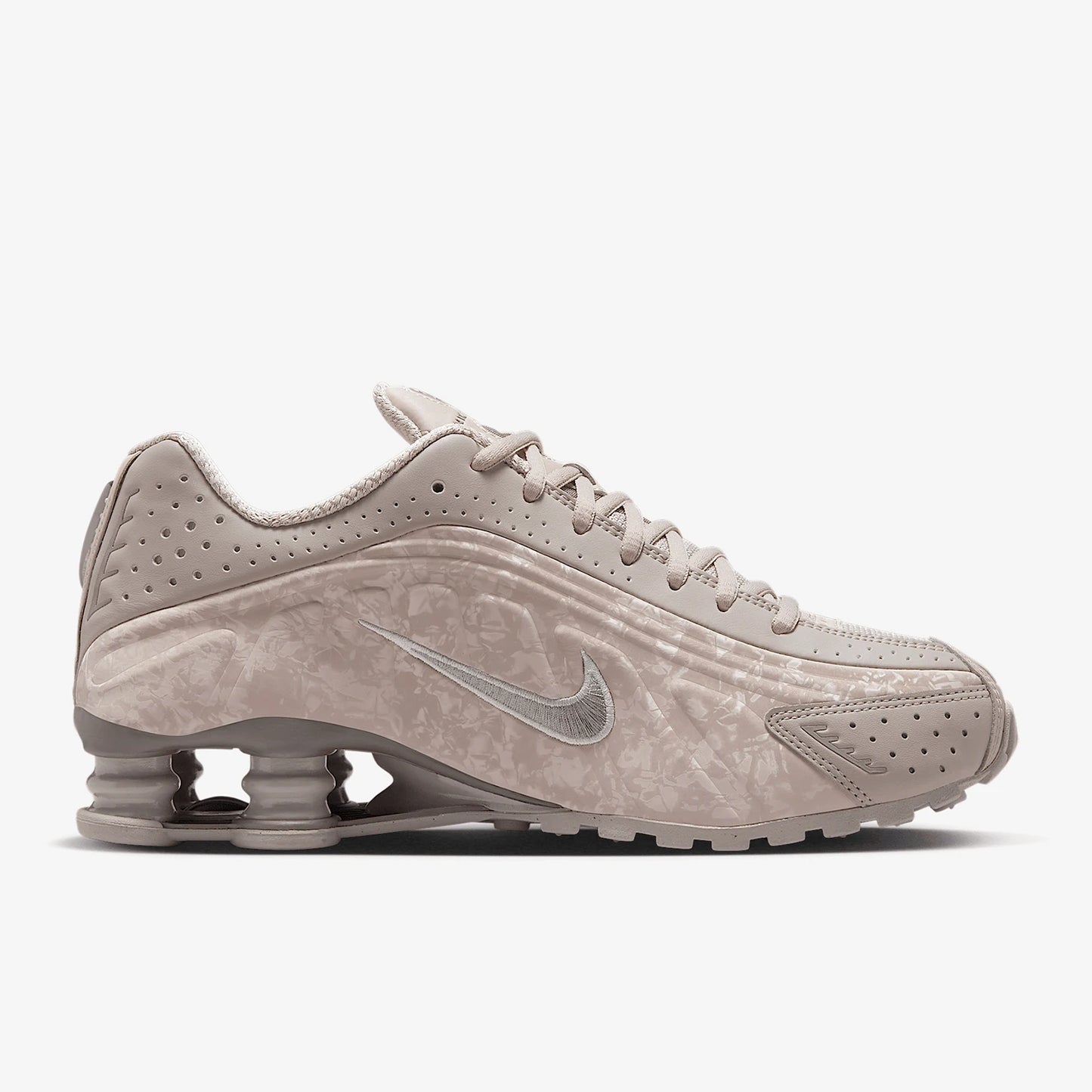Оригинални дамски ниски маратонки за бягане с омекотяване Nike Shox R4 HV0934-001