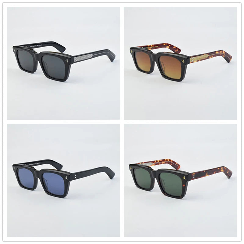 2026 Sunglasses Thick Heavy  Japanese Style Men Fashion Sun glasses brand Acetate High Quality Classical Uv400 QUENTIN Sunglass