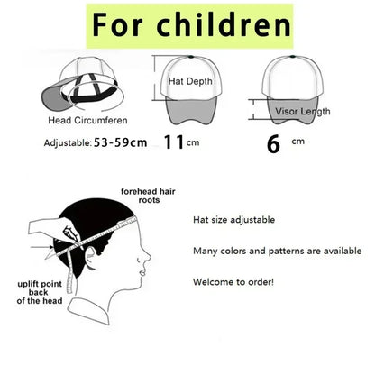 Pokemon Cartoon Baseball Cap for Kids Adult Pikachu Anime Mesh Cap Kawaii Partern Peaked Hat Summer Cap Fashion Accessories Gift