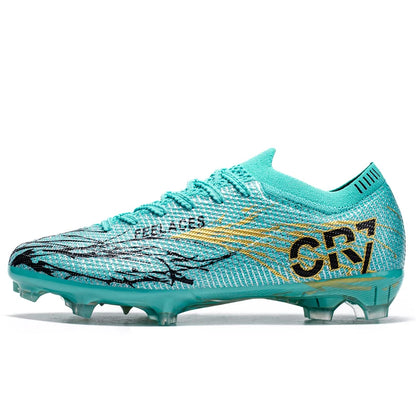 Chaussures de football légères pour hommes et jeunes, crampons d'entraînement d'extérieur, baskets de football respirantes et antidérapantes