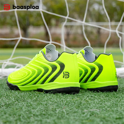 Baasploa Herren-Fußballschuhe – bequeme, leichte Trainingsschuhe für Kunstrasen – professionelle, weiche Herren-Sneaker mit rutschfester Sohle