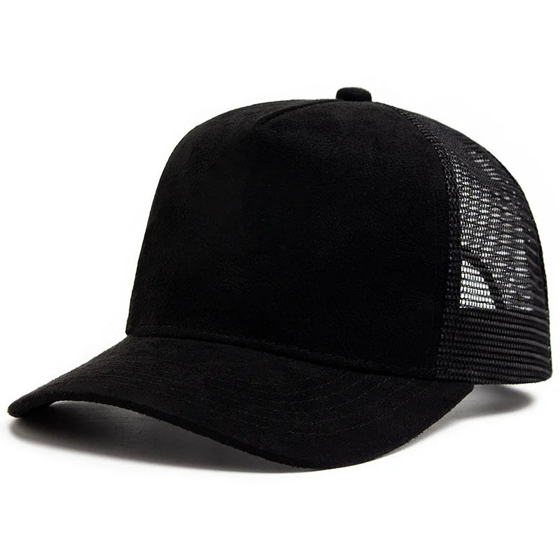 Four Seasons Mesh Baseball Cap Women Men Fashion Casual Breathable Letter Icon Unisex HipHop Trucker Caps Outdoor Sports Dad Hat
