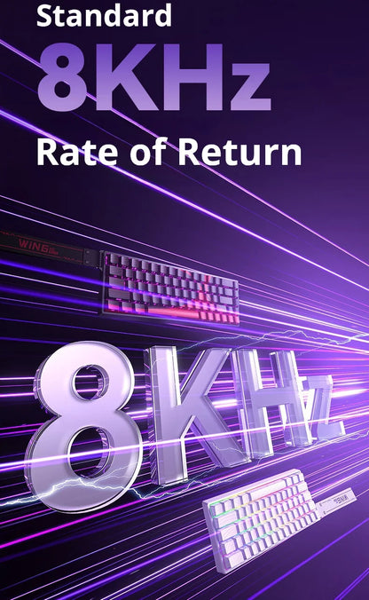 AULA WIN60 HE Wired Connection Magnetic Axis Keyboard RT Custom Mechanical Keyboard for E-sports Games 8K Polling Rate