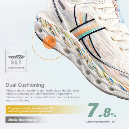 Xtep Reactive Coil 11.0 — męskie buty do biegania, letnie buty sportowe z amortyzacją wstrząsów i miękkim odbiciem, sneakersy 976219110026