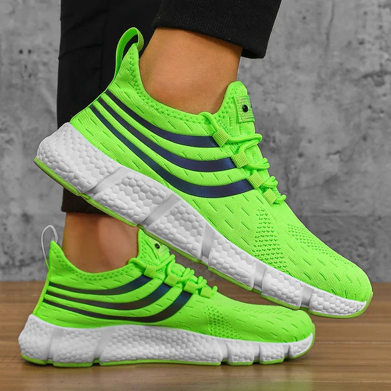 Pantofi sport casual pentru bărbați, adidași ușori și respirabili, antiderapanti, pentru alergare în aer liber, plimbare, tenis și jogging