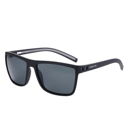 ZENOTTIC Polarized Sunglasses for Men Shades Lightweight TR90 Frame UV400 Protection Square Outdoor Trave Driving Sun Glasses