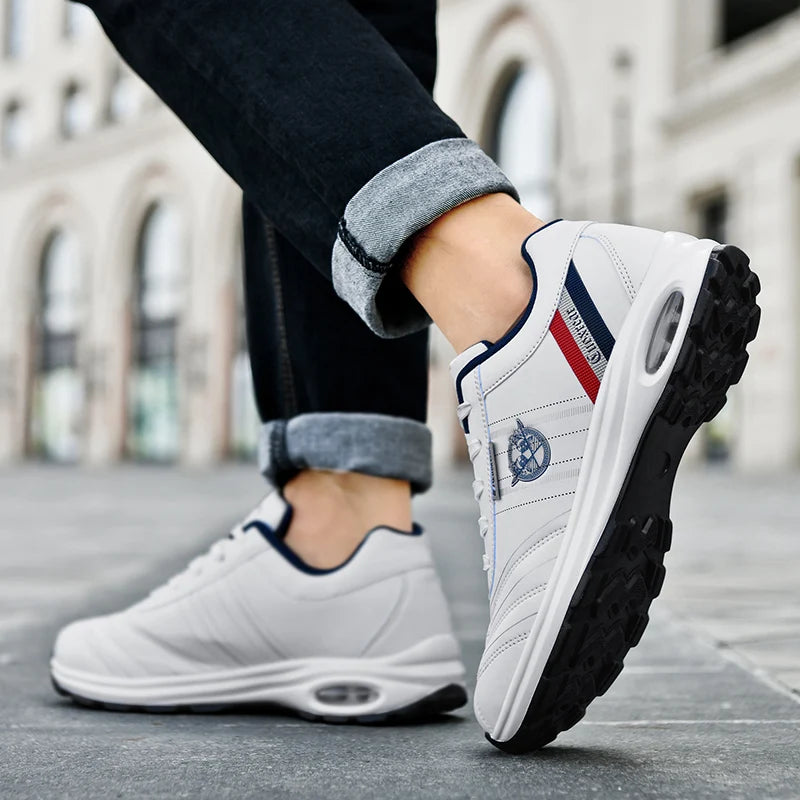 Mens Sports Shoes Big Size Breathable Comfortable Wear-resistant Snekaers Soft Sole Casual Flat Running Shoes for Man