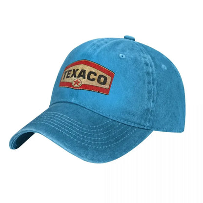 Olja och gas Texaco Klassisk T-shirt Cowboyhatt Westernhatt Damhattar för solskydd Herrhattar