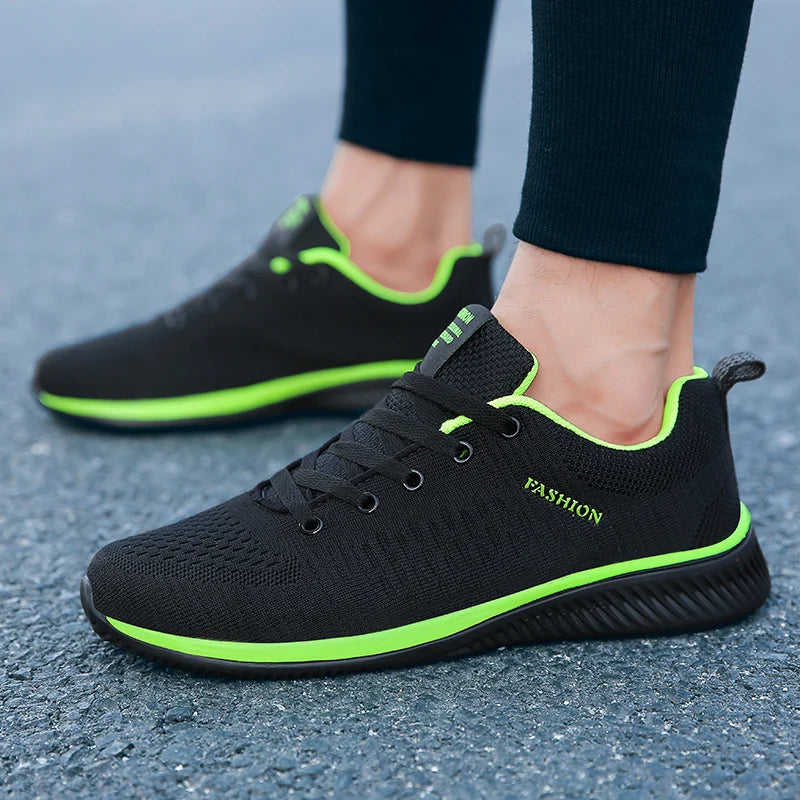 Strick-Laufschuhe für Herren und Damen, lässige Sneaker, atmungsaktive Sportschuhe für Lauftraining, Fitnessstudio und Outdoor, leicht, Größe 38-47