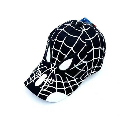 Marvel's new children's cotton skin friendly breathable cartoon sun hat embroidered duckbill cap Spider Man baseball cap