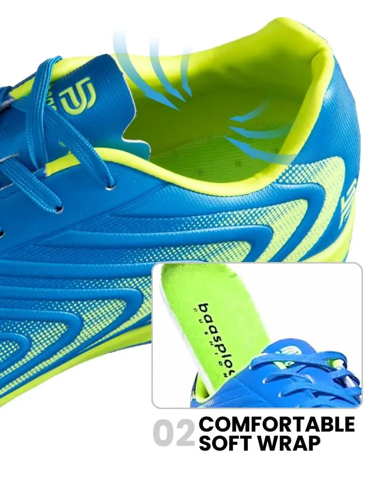 Baasploa Herren-Fußballschuhe – bequeme, leichte Trainingsschuhe für Kunstrasen – professionelle, weiche Herren-Sneaker mit rutschfester Sohle