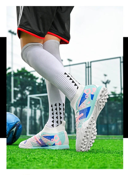 Nouvelles chaussures de football professionnelles pour hommes, crampons de football de société, chaussures de football d'intérieur, bottes d'entraînement originales, chuteira de terrain rapide